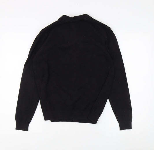 2nd Chapter Black Cardigan, Unisex, S, Classic Style
