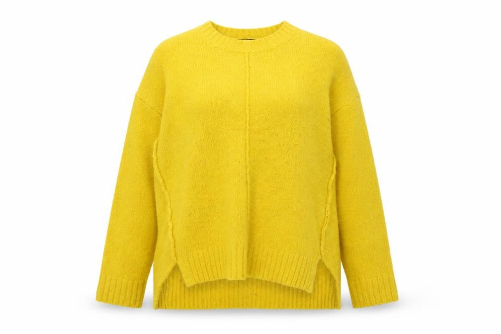 Marks and Spencer Women's Yellow Pullover Jumper M