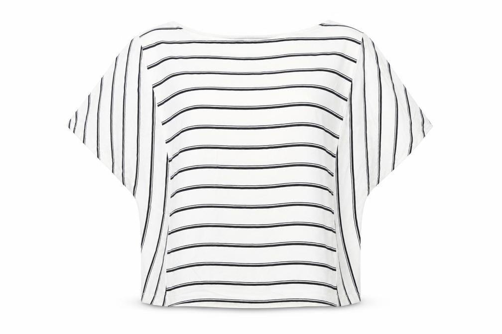 Zara Women's White Striped Blouse XS Relaxed Fit