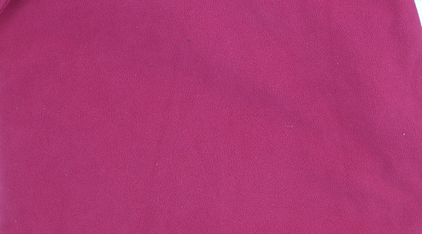 Craghoppers Women's Red 1/2 Zip Fleece Sweatshirt, Size 12