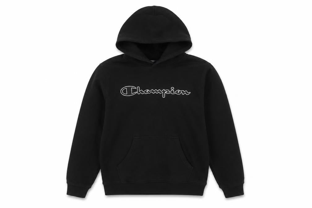 Mens UK M  Champion Black Pullover Hoodie