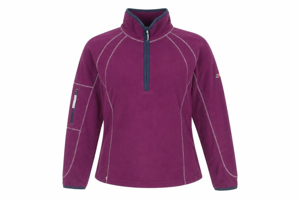 Womens UK 12 Regular Berghaus Purple Full Zip