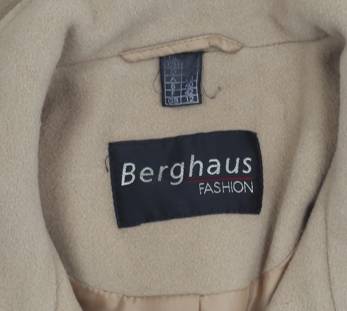 Berghaus Women's Beige Wool Mid-Length Coat