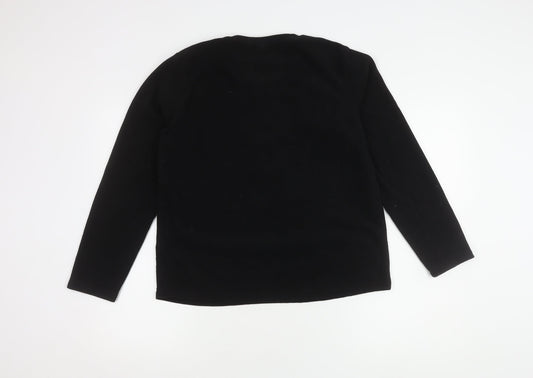 Disney Women’s Black Minnie Mouse Long Sleeve Top 12-14