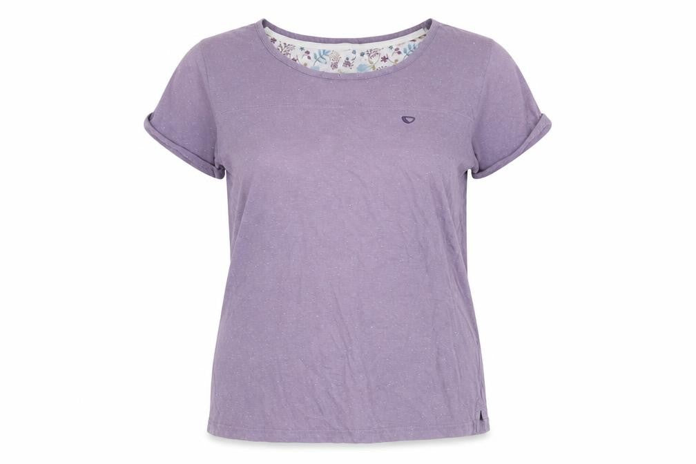 Brasher Women's Purple T-Shirt, Size 14, Short Sleeve, Casual