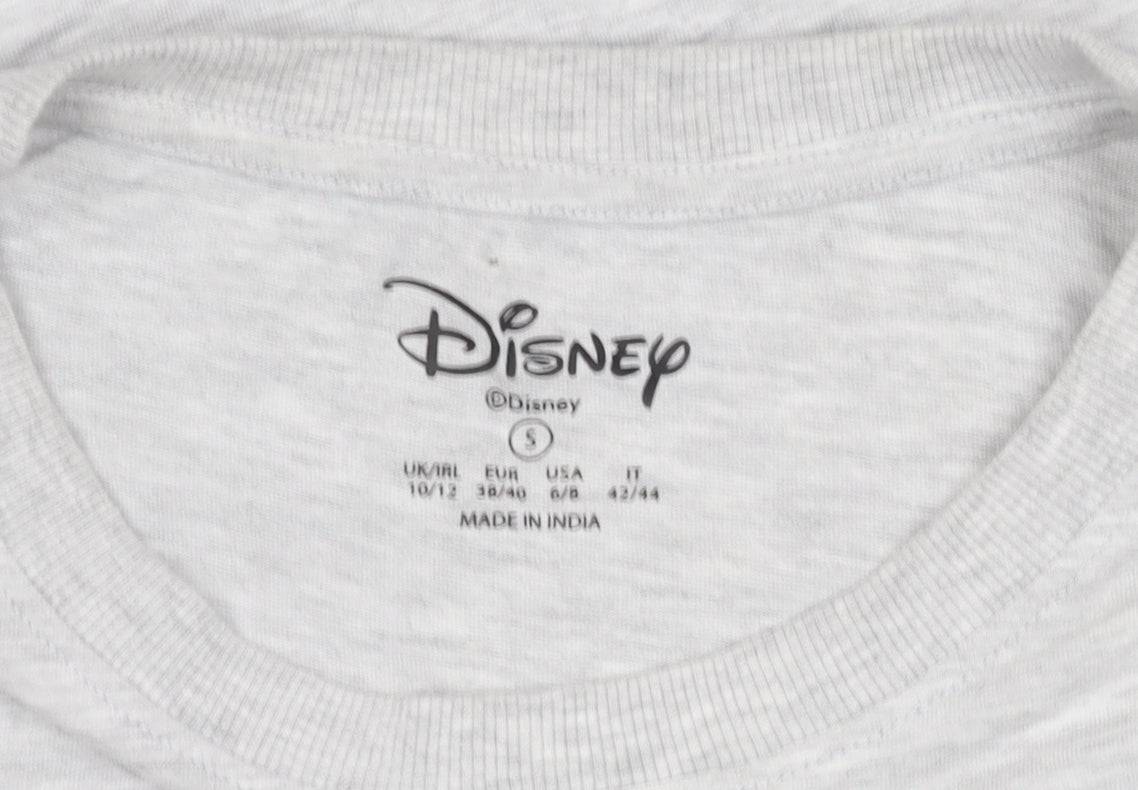 Disney Women's Grey T-Shirt Size 10/12 Minnie Mickey