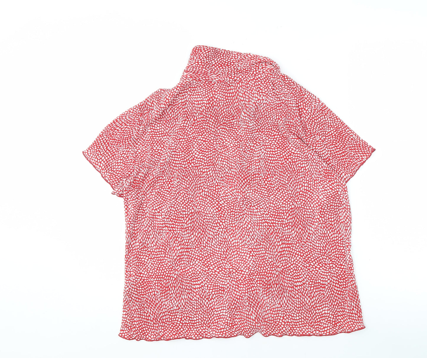 BHS Women’s Red Petite Collared Blouse Size 20