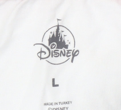 Disney Men's L Mickey Mouse Graphic T-Shirt - Black/White/Red