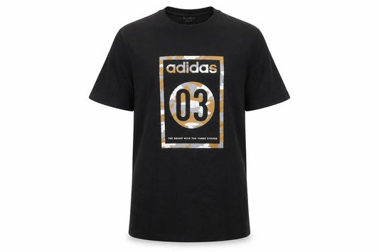Mens UK Size M adidas Black  Cotton T-Shirt