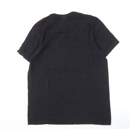 Adidas Men’s M Black Graphic Print T-Shirt