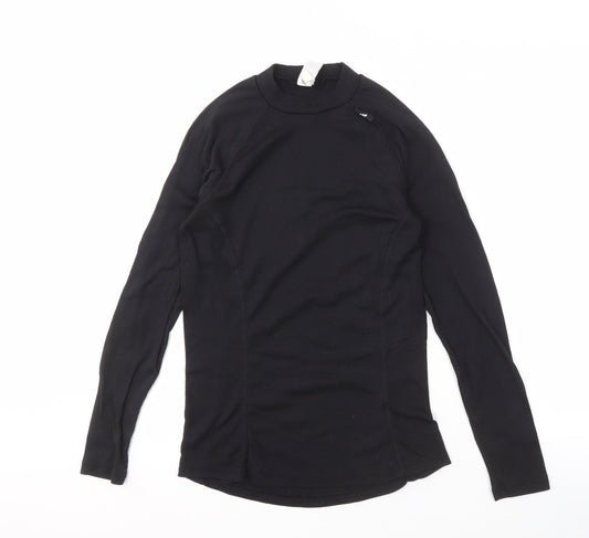 Decathlon Men's Black Long Sleeve Activewear Top