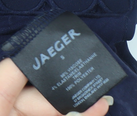 Jaeger Women's Blue S Tank Top Sleeveless Casual