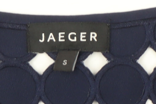 Jaeger Women's Blue S Tank Top Sleeveless Casual