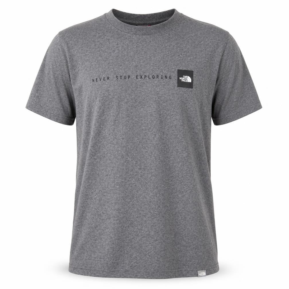 Mens UK Size M The North Face Grey  Cotton Blend T-Shirt