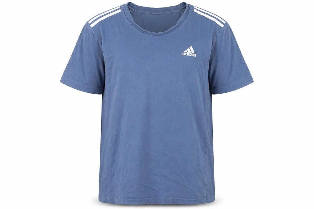 Mens UK Size S adidas Blue  Cotton T-Shirt