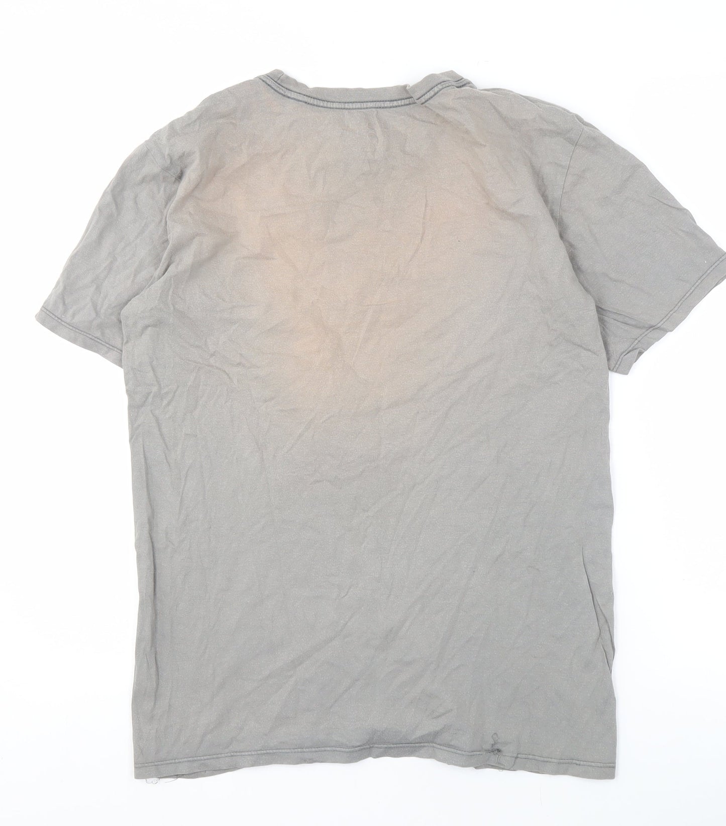 Hurley Men's Grey Graphic Print T-Shirt S