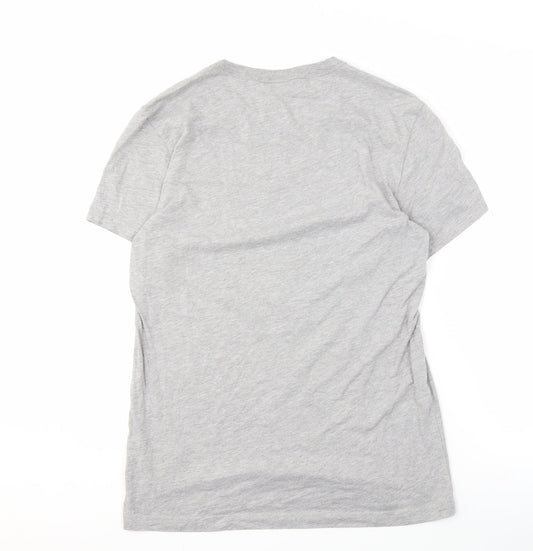 G-Star RAW Men's Grey Graphic T-Shirt, Medium