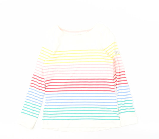 Joules Women's Multicoloured Striped Long Sleeve T-Shirt