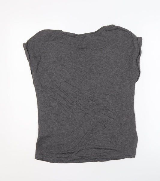 Mint Velvet Women's Grey Classic T-Shirt, Size S