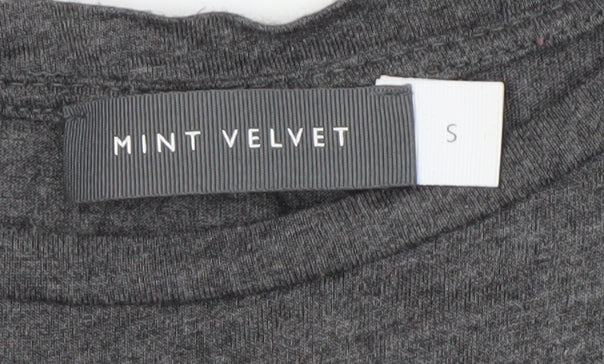 Mint Velvet Women's Grey Classic T-Shirt, Size S