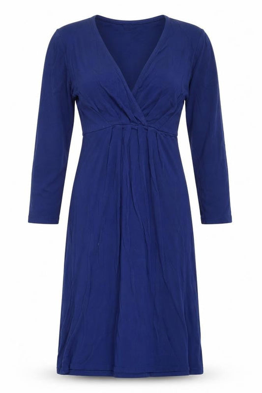 Boden Women's Blue Long Sleeve Midi Dress