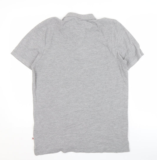 Jack & Jones Men's Grey Polo Shirt - Size L, Casual Style