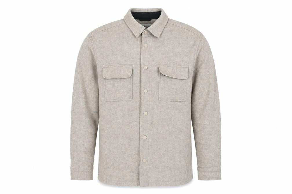 Marks and Spencer Men's Beige Jacket - M, Mid-Length, Casual
