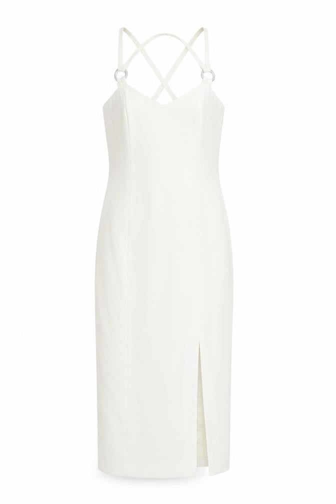Gerald McCann White Dress Women's Size 12 Sleeveless