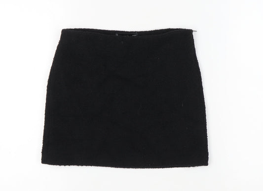 MNG Women’s Black Pencil Skirt XS Cotton Blend