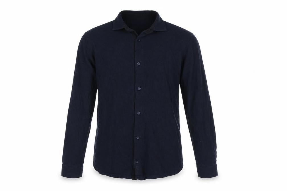 Tailorbyrd Men's Black Long Sleeve Button-Up Shirt M