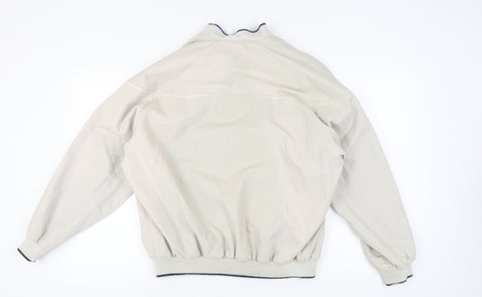 St Michael Men's Beige Bomber Jacket Medium 38-40"