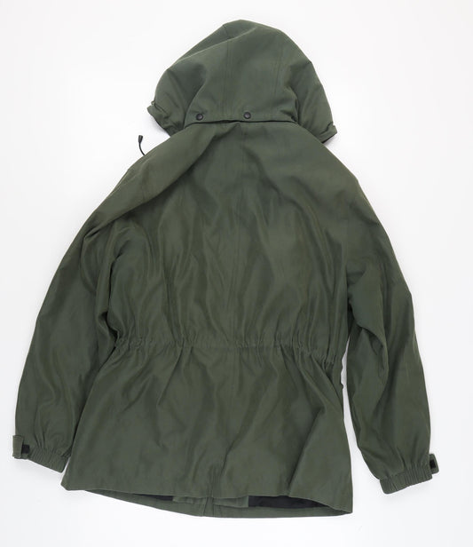 St. John's Bay Green Petite Parka Jacket L