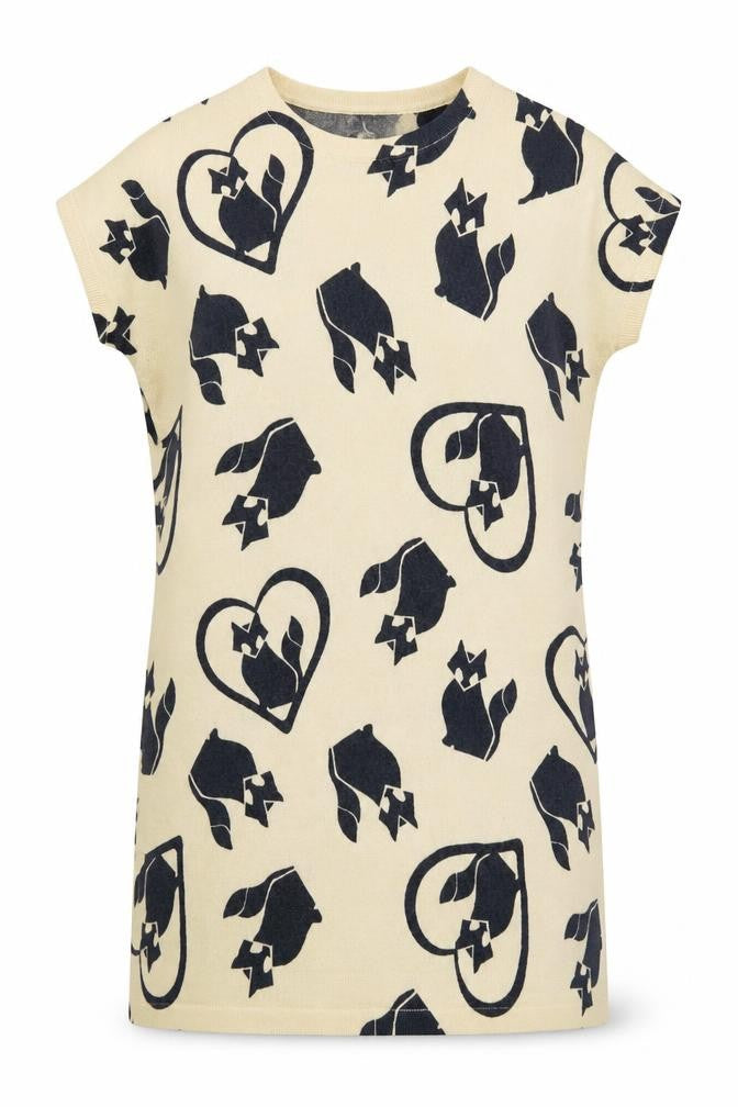 River Island Beige Animal Print T-Shirt Dress Teens Size 14