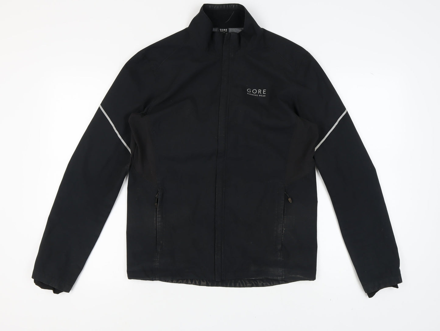 Gore Running Wear Men's Black Windbreaker Jacket M