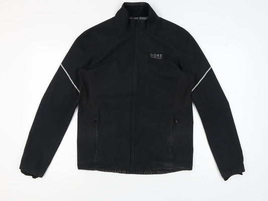 Gore Running Wear Men's Black Windbreaker Jacket M