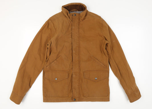 Fat Face Men's Brown Cotton Jacket - Small