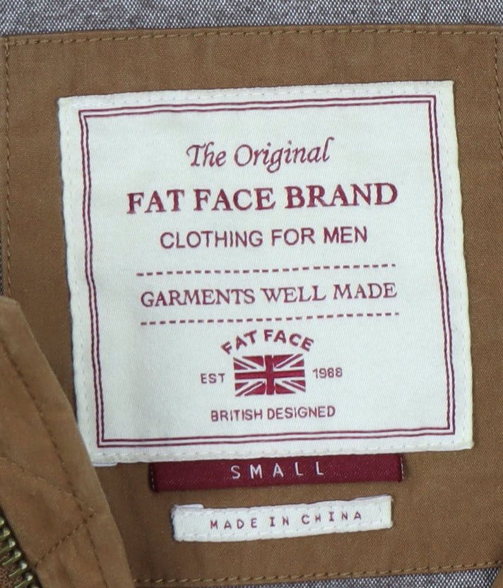 Fat Face Men's Brown Cotton Jacket - Small
