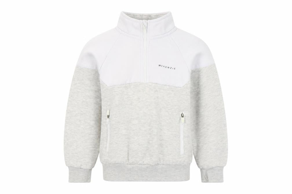 McKenzie Girls Grey Colourblock Hoodie Sweatshirt 5-6 Years