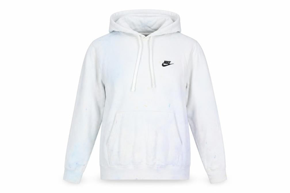 Womens UK S Regular Nike White Pullover Hoodie