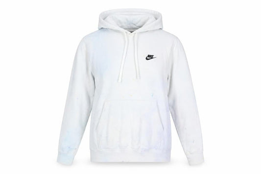 Womens UK S Regular Nike White Pullover Hoodie