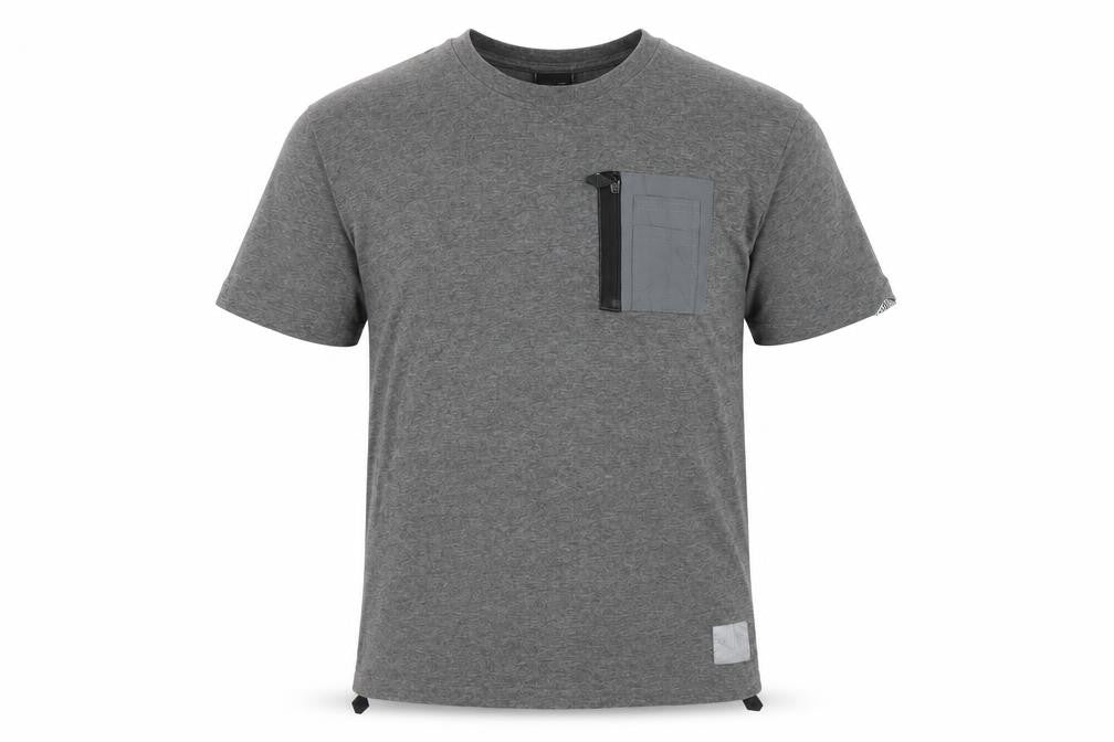 Divine Men's Grey Cotton Short Sleeve T-Shirt M