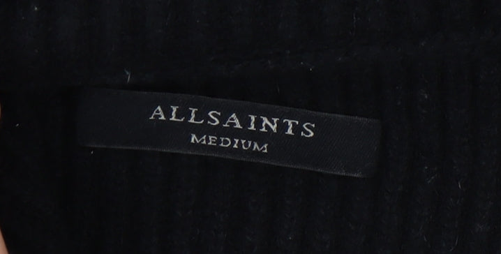 AllSaints Women's Black Full Zip Jumper Size M