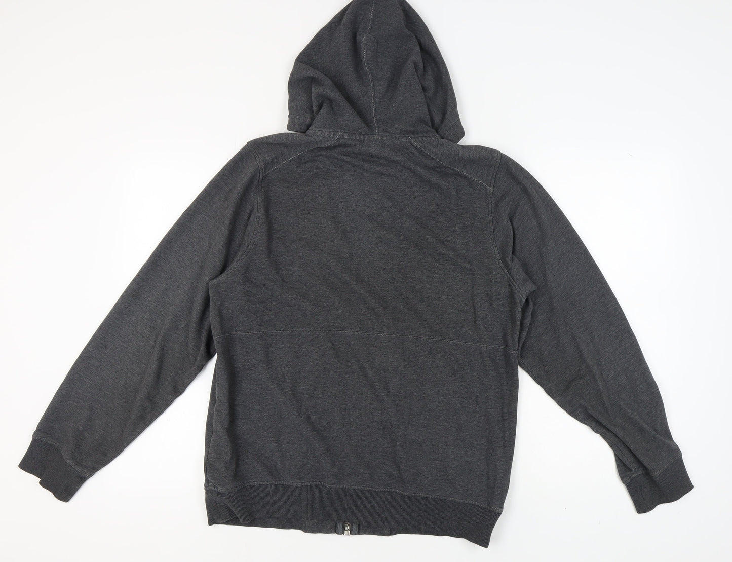 TOG 24 Men's Grey Full Zip Hoodie with Logo