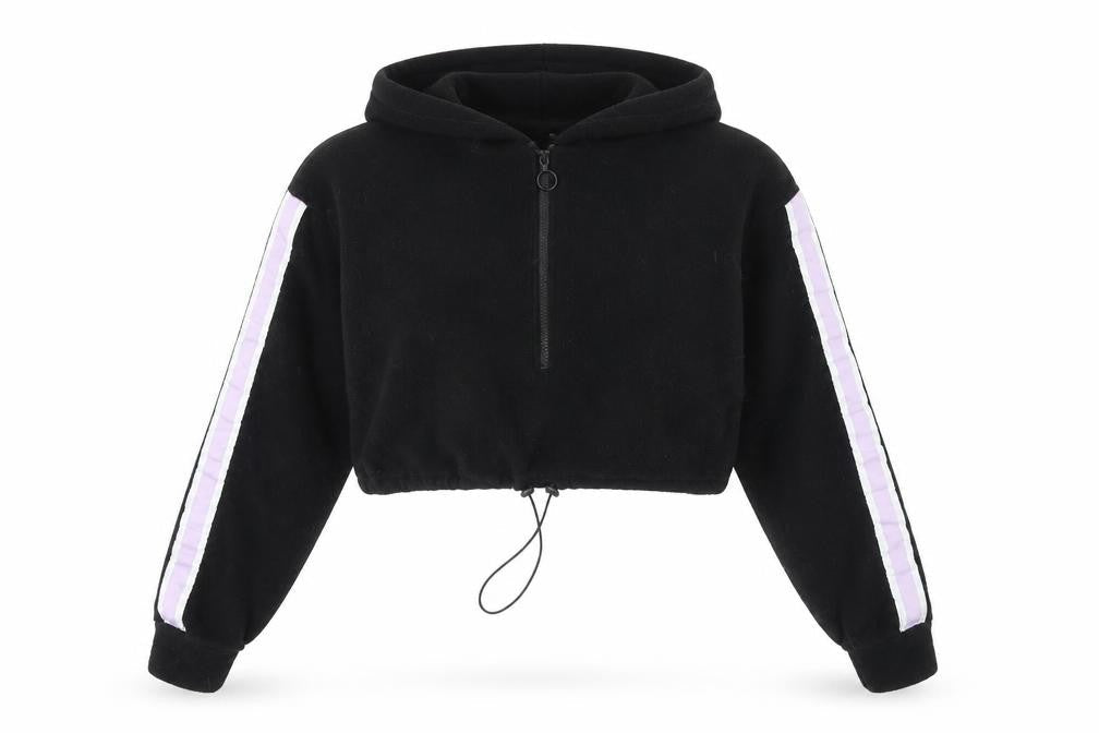 Front view of ASOS Women's Black Full Zip Hoodie -, size M