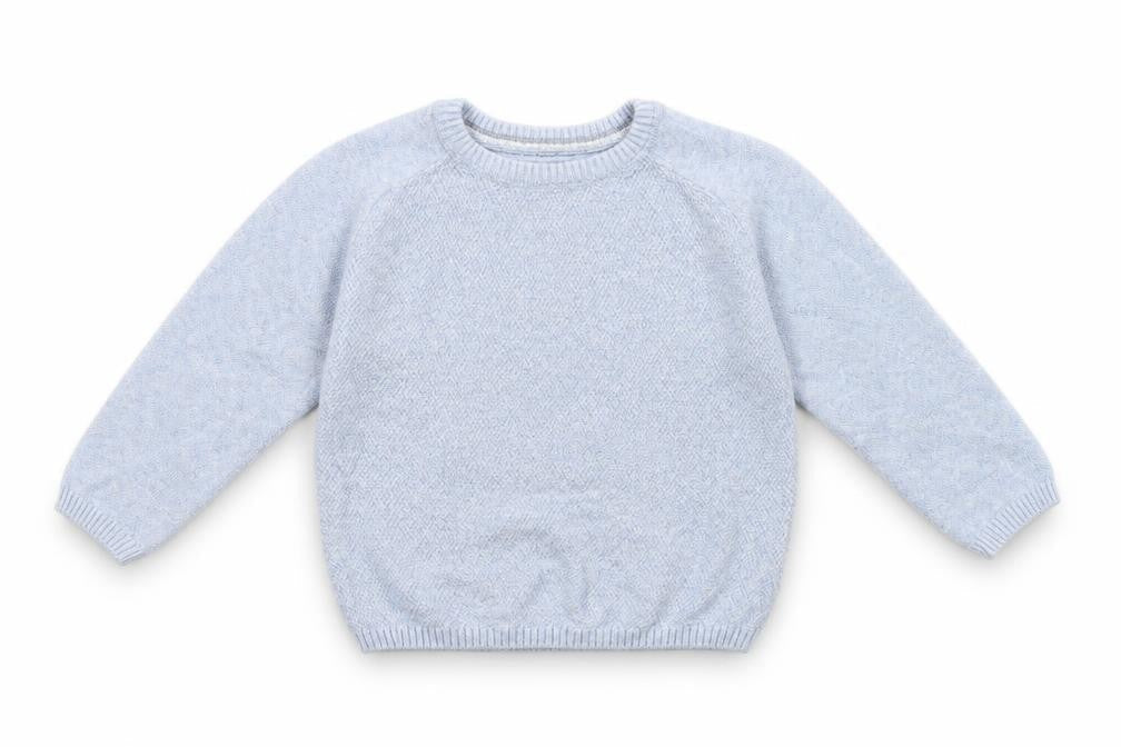 Next Blue Unisex Baby Jumper 12-18 Months Cotton Pullover