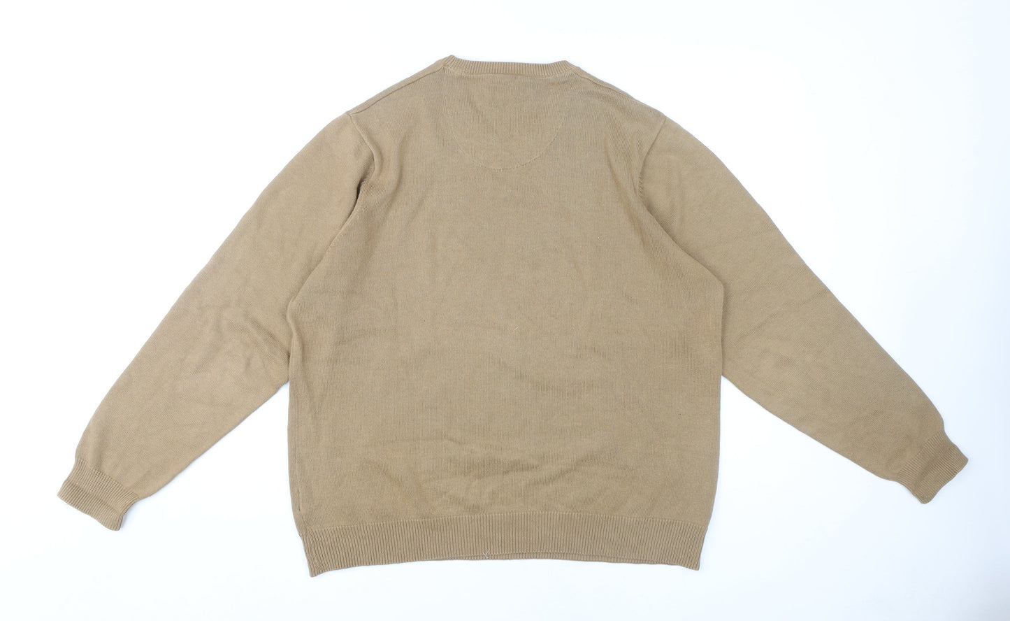 Marks and Spencer Women's Beige Pullover Jumper L
