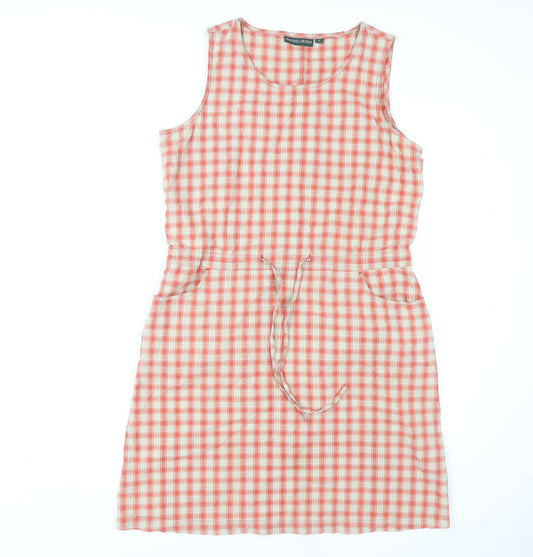 Racing Green Women's Multicolour Check Dress 14