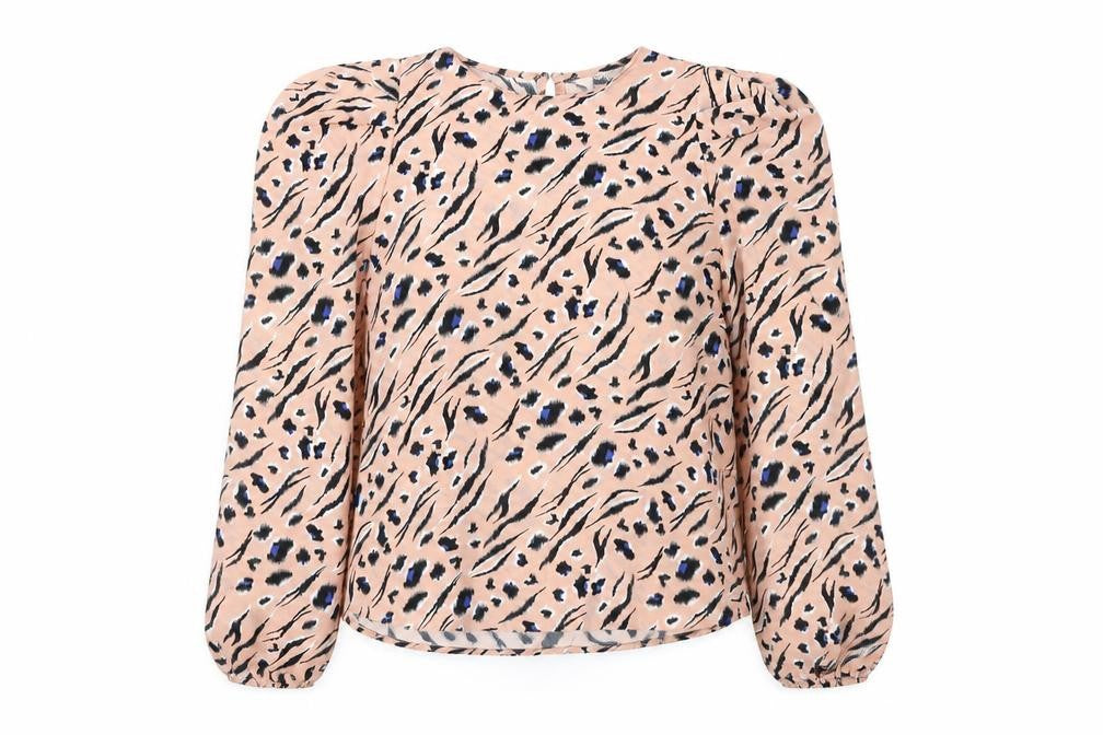 Womens UK Size 12 AX Paris Multicoloured Polyester Blouse