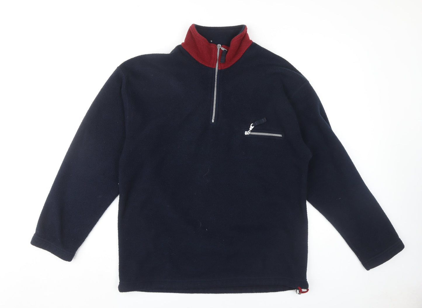 Marks & Spencer Men's Blue Pullover Sweatshirt Medium
