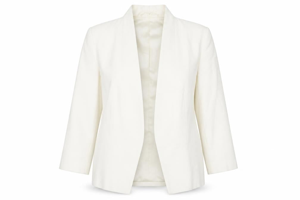 Marks and Spencer Ivory Women's Blazer, Size 16